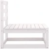 Kampinė sodo sofa iš palečių su pagalvėlėmis, impregnuota eglė