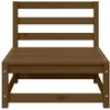 Kampinė sodo sofa iš palečių su pagalvėlėmis, impregnuota eglė