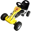 Kartingas, minamas pedalais, geltonas