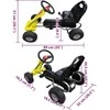 Kartingas, minamas pedalais, geltonas