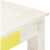 Kavos staliukas, baltas, 110x60x45cm, mango medienos masyvas