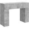Kavos staliukas Betono pilka 102 x 35 x 75 cm Apdirbta mediena