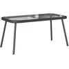 Kavos staliukas Juoda 90 x 45 x 43 cm poliratanas