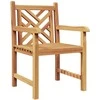 Sodo Kėdė 2 pcs 60 x 58 x 90 cm Kieto teka medžio