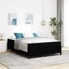 Kiemas lova Juoda 160 x 200 cm audinys
