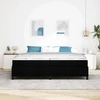 Kiemas lova Juoda 200 x 200 cm audinys