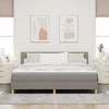 Kiemas lova su pagalve Tortora 180 x 200 cm audinys