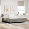 Kiemas lova su galvūgalio Taupe 200 x 200 cm audinys