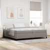 Kiemas lova su čiužiniu Taupe 200 x 200 cm audinys
