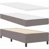 Kiemas lova su čiužiniu su galvūgalio Taupe 80 x 200 cm audinys