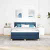Kiemas lova su pagalve Mėlyna 160 x 200 cm audinys