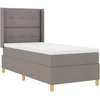 Kiemas lova su pagalve Tortora 90 x 200 cm audinys