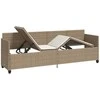 Sodo stalas Gryna juoda 250 x 100 x 75 cm poliratanas