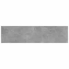 Knygų lentynos plokštės, 4vnt., betono pilkos, 40x10x1,5cm, MDP