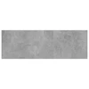 Knygų lentynos plokštės, 4vnt., betono pilkos, 60x20x1,5cm, MDP