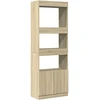 Komoda, sonoma ąžuolo spalvos, 63x33x180cm, apdirbta mediena