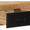 konsolinis stalas 100x35x75 cm Tvirtas neapdorotas medis Mango
