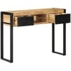 konsolinis stalas 100x35x75 cm Tvirtas neapdorotas medis Mango