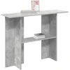 Konsolinis stalas Betono pilka 100 x 30 x 75 cm