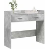 Konsolinis stalas Betono pilka 90 x 35 x 80 cm Apdirbta mediena