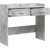 Konsolinis stalas Betono pilka 90 x 35 x 80 cm Apdirbta mediena