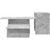 Konsolinis stalas Betono pilka 91,5 x 35 x 38,5 cm