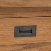 Konsolinis stalas Natūrali 110 x 30 x 80 cm Kieto teka medžio