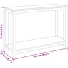 Konsolinis stalas Natūrali 110 x 35 x 75 cm Kieto teka medžio