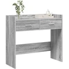 Konsolinis stalas Pilka Sonoma 90 x 35 x 80 cm Apdirbta mediena