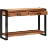 Konsolinis stalas Ruda 120 x 33 x 75 cm Kietos akacijos mediena