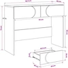Konsolinis staliukas Balta 96,5 x 38 x 75 cm Apdirbta mediena