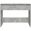 Konsolinis staliukas, betono, 100x35x76,5cm, apdirbta mediena