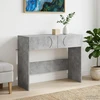 Konsolinis staliukas Betono pilka 96,5 x 38 x 75 cm