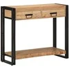 Konsolinis stalas Ruda 90 x 33 x 75 cm Kietos akacijos mediena