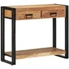 Konsolinis stalas Ruda 90 x 33 x 75 cm Kietos akacijos mediena