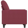 Sofa Krėslas, raudonojo vyno spalvos, 60cm, audinys