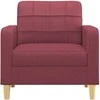 Sofa Krėslas, raudonojo vyno spalvos, 60cm, audinys
