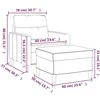 Sofa Krėslas su pakoja, raudonojo vyno spalvos, 60cm, audinys