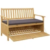 Laikymo suolas 2 -Seater 120 x 63 x 84 cm Stačiakampio