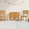 Lauko baldų komplektas Sodo Bistro Rinkinys 3 pcs Ruda Kietos akacijos mediena