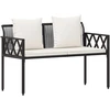 Lauko baldų komplektas Lauko suoleliai 2 -Seater 116 x 56 x 75 cm poliratanas