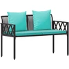 Lauko baldų komplektas Lauko suoleliai 2 -Seater 116 x 56 x 75 cm poliratanas