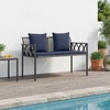 Lauko baldų komplektas Lauko suoleliai 2 -Seater 116 x 56 x 75 cm poliratanas