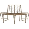Lauko baldų komplektas Medžio suolelis 4-Vietų skaičius 160 x 80 x 89 cm Plienas