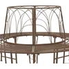Lauko baldų komplektas Medžio suolelis 8-Vietų skaičius Ø 160 x 89 cm Plienas