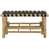 Lauko baldų komplektas Sodo suolas 80 x 38 x 40 cm Bambukas Natūrali Stačiakampio