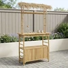 Lauko baro stalas Natūrali 110 x 50 x 209 cm Bambukas