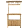 Lauko baro stalas Natūrali 110 x 50 x 209 cm Bambukas