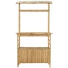 Lauko baro stalas Natūrali 110 x 50 x 210 cm Bambukas