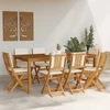 Lauko bistro kėdės 8 pcs Kreminė balta 38 x 46 x 85 cm